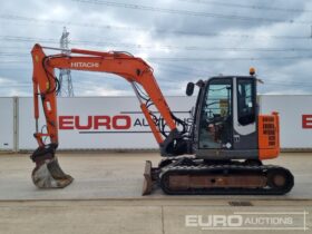 2010 Hitachi ZX85USBLC-3 6 Ton+ Excavators For Auction: Leeds, UK – 30th April, 1st, 2nd & 3rd May 25 full