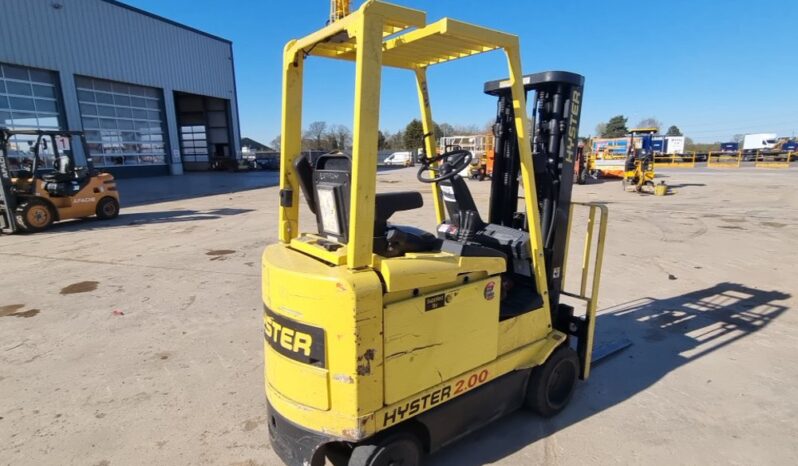 Hyster E2.00XMS Forklifts For Auction: Leeds, UK – 30th April, 1st, 2nd & 3rd May 25 full