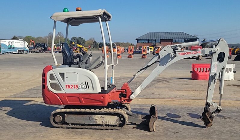 2017 Takeuchi TB216 Mini Excavators For Auction: Leeds, UK – 30th April, 1st, 2nd & 3rd May 25 full