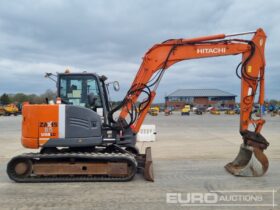 2010 Hitachi ZX85USBLC-3 6 Ton+ Excavators For Auction: Leeds, UK – 30th April, 1st, 2nd & 3rd May 25 full