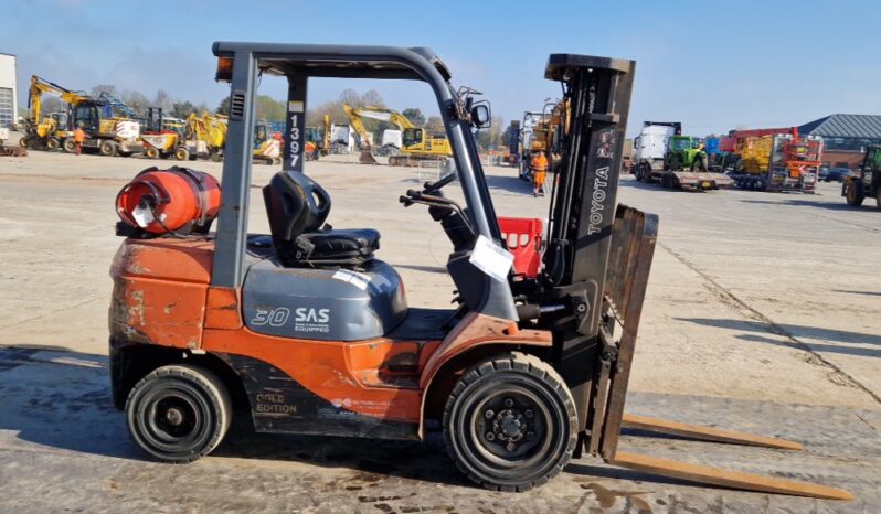 Toyota 02-7FGF30 Forklifts For Auction: Leeds, UK – 30th April, 1st, 2nd & 3rd May 25 full