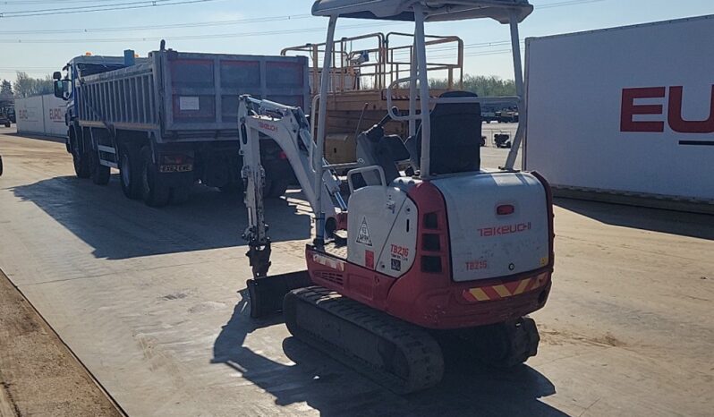 2017 Takeuchi TB216 Mini Excavators For Auction: Leeds, UK – 30th April, 1st, 2nd & 3rd May 25 full