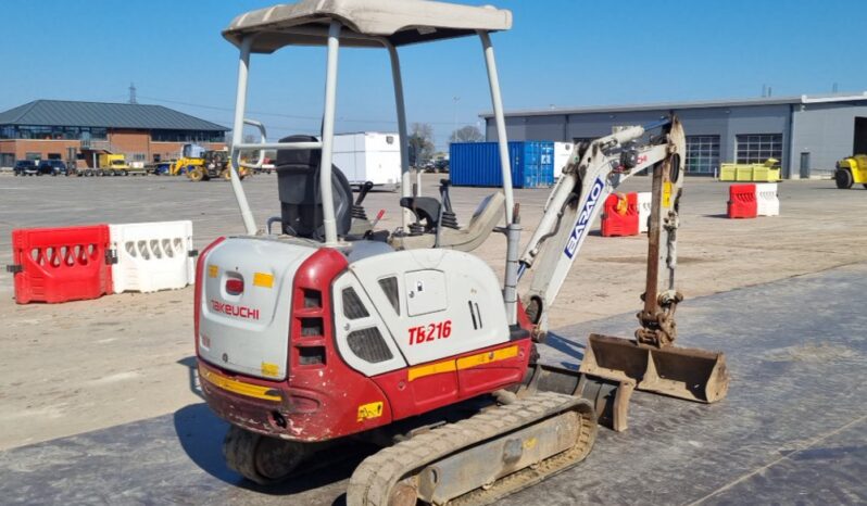 2018 Takeuchi TB216 Mini Excavators For Auction: Leeds, UK – 30th April, 1st, 2nd & 3rd May 25 full
