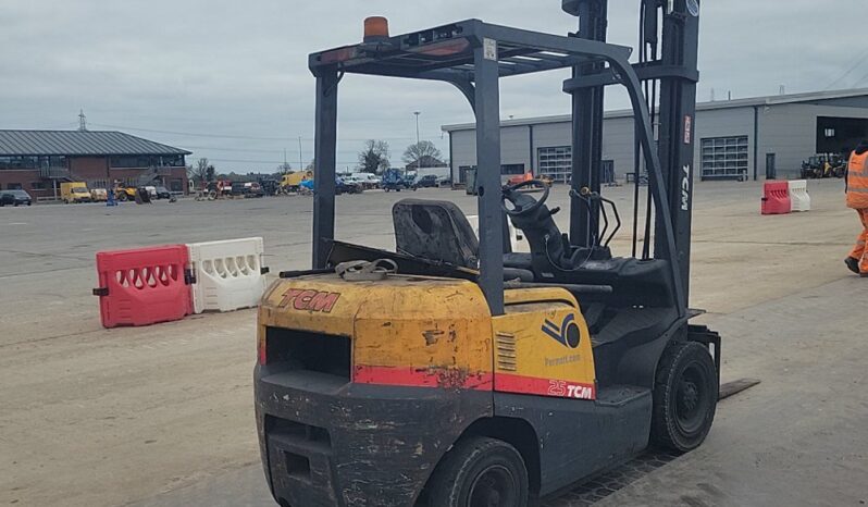 TCM FD25T3 Forklifts For Auction: Leeds, UK – 30th April, 1st, 2nd & 3rd May 25 full