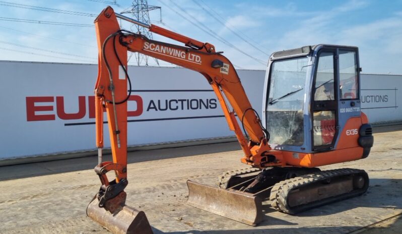 Hitachi EX35-2 Mini Excavators For Auction: Leeds, UK – 30th April, 1st, 2nd & 3rd May 25