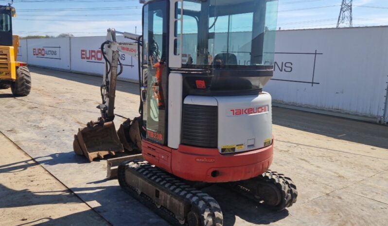 Taketuchi TB23R Mini Excavators For Auction: Leeds, UK – 30th April, 1st, 2nd & 3rd May 25 full