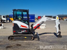 2019 Bobcat E27Z Mini Excavators For Auction: Leeds, UK – 30th April, 1st, 2nd & 3rd May 25 full