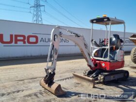 2019 Takeuchi TB215R Mini Excavators For Auction: Leeds, UK – 30th April, 1st, 2nd & 3rd May 25