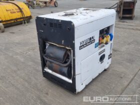 2015 Hyundai DHY 6000SELR Generators For Auction: Leeds, UK – 30th April, 1st, 2nd & 3rd May 25