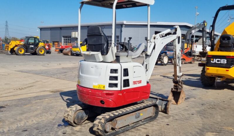 2019 Takeuchi TB215R Mini Excavators For Auction: Leeds, UK – 30th April, 1st, 2nd & 3rd May 25 full