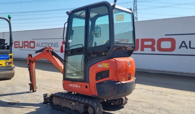 2017 Kubota KX016-4 Mini Excavators For Auction: Leeds, UK – 30th April, 1st, 2nd & 3rd May 25 full