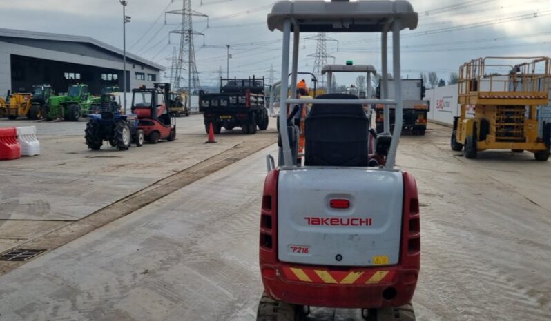2020 Takeuchi TB216 Mini Excavators For Auction: Leeds, UK – 30th April, 1st, 2nd & 3rd May 25 full