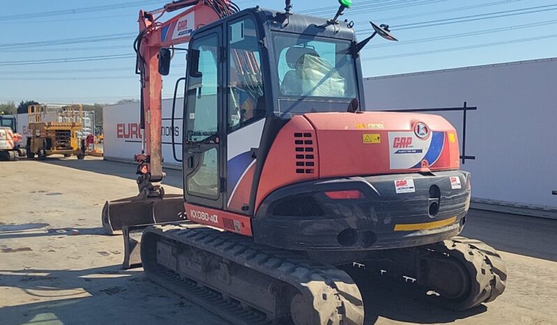 2018 Kubota KX080-4A 6 Ton+ Excavators For Auction: Leeds, UK – 30th April, 1st, 2nd & 3rd May 25 full