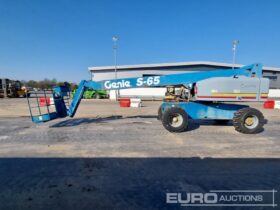 Genie S65 Manlifts For Auction: Leeds, UK – 30th April, 1st, 2nd & 3rd May 25 full