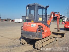 2016 Kubota KX61-3 Mini Excavators For Auction: Leeds, UK – 30th April, 1st, 2nd & 3rd May 25 full