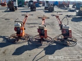 Mta Concrete Power Float, Honda Engine (3 of) Asphalt / Concrete Equipment For Auction: Leeds, UK – 30th April, 1st, 2nd & 3rd May 25 full