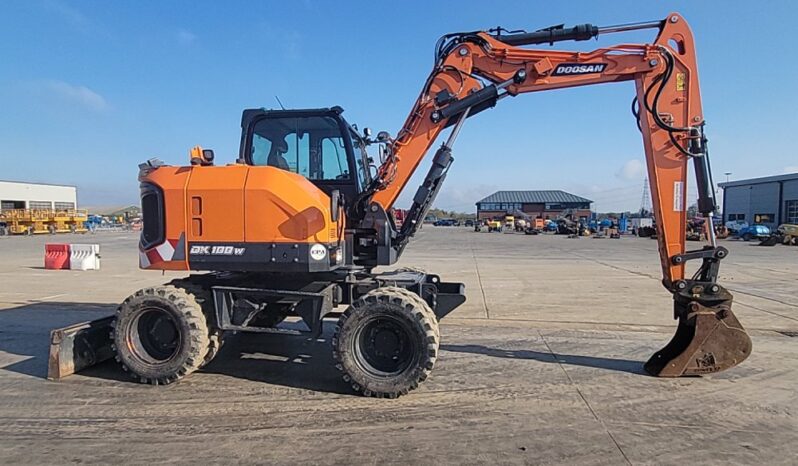 2023 Doosan DX100W-7 Wheeled Excavators For Auction: Leeds, UK – 30th April, 1st, 2nd & 3rd May 25 full