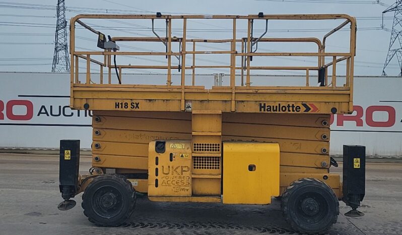 2012 Haulotte H18SXNT Manlifts For Auction: Leeds, UK – 30th April, 1st, 2nd & 3rd May 25 full