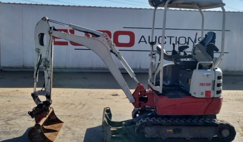 2019 Takeuchi TB215R Mini Excavators For Auction: Leeds, UK – 30th April, 1st, 2nd & 3rd May 25 full