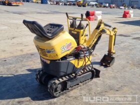 Yanmar SV05-B Micro Excavators For Auction: Leeds, UK – 30th April, 1st, 2nd & 3rd May 25 full