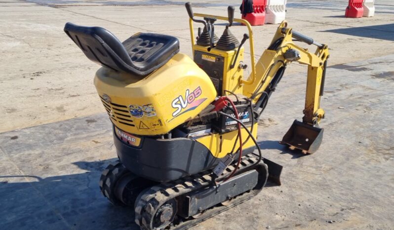 Yanmar SV05-B Micro Excavators For Auction: Leeds, UK – 30th April, 1st, 2nd & 3rd May 25 full