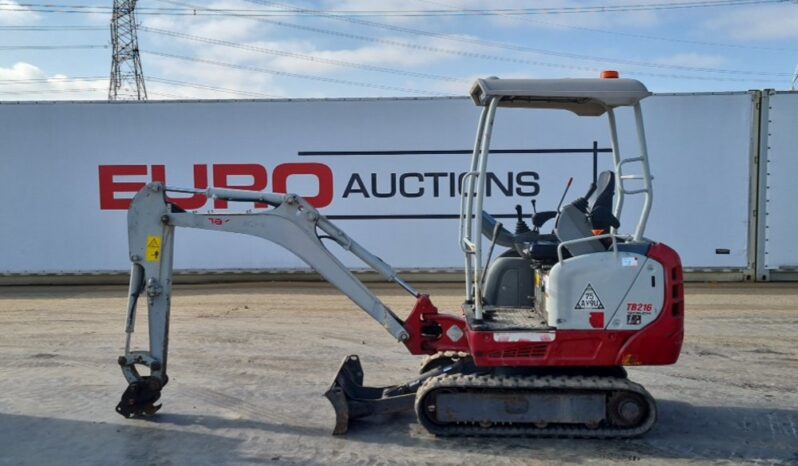 2020 Takeuchi TB216 Mini Excavators For Auction: Leeds, UK – 30th April, 1st, 2nd & 3rd May 25 full