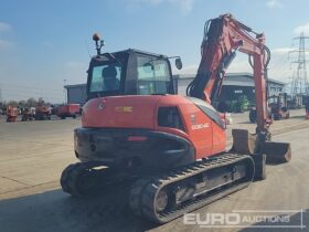2021 Kubota KX080-4A2 6 Ton+ Excavators For Auction: Leeds, UK – 30th April, 1st, 2nd & 3rd May 25 full
