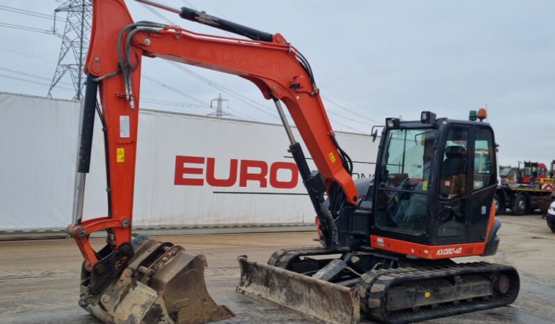 2018 Kubota KX080-4A 6 Ton+ Excavators For Auction: Leeds, UK – 30th April, 1st, 2nd & 3rd May 25