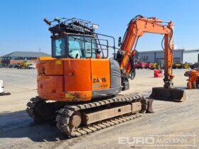 2018 Hitachi ZX85USB-5 6 Ton+ Excavators For Auction: Leeds, UK – 30th April, 1st, 2nd & 3rd May 25 full