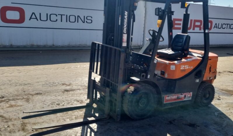 2018 Doosan D25GP Forklifts For Auction: Leeds, UK – 30th April, 1st, 2nd & 3rd May 25