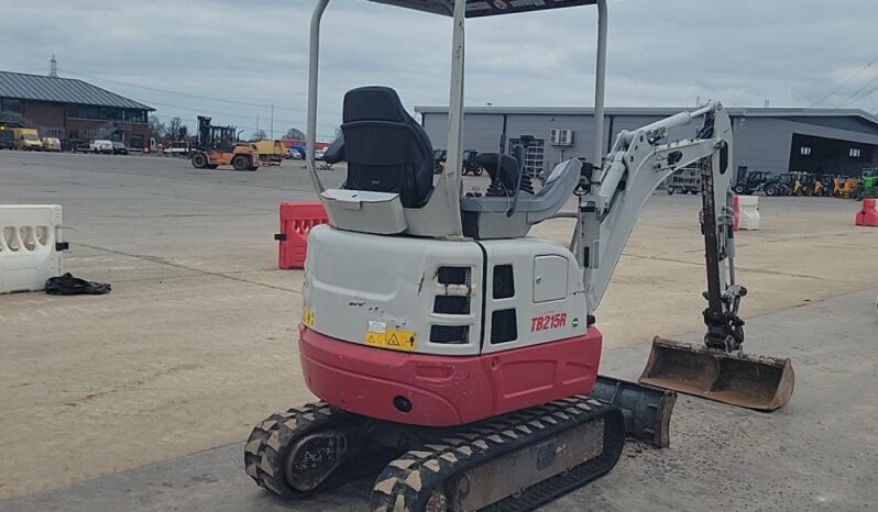 2019 Takeuchi TB215R Mini Excavators For Auction: Leeds, UK – 30th April, 1st, 2nd & 3rd May 25 full