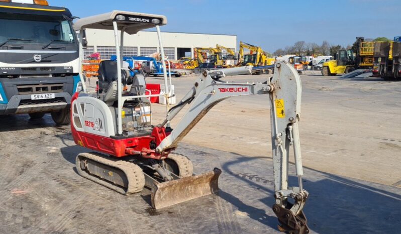 2020 Takeuchi TB216 Mini Excavators For Auction: Leeds, UK – 30th April, 1st, 2nd & 3rd May 25 full
