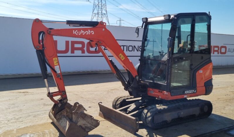 2018 Kubota KX027-4 Mini Excavators For Auction: Leeds, UK – 30th April, 1st, 2nd & 3rd May 25