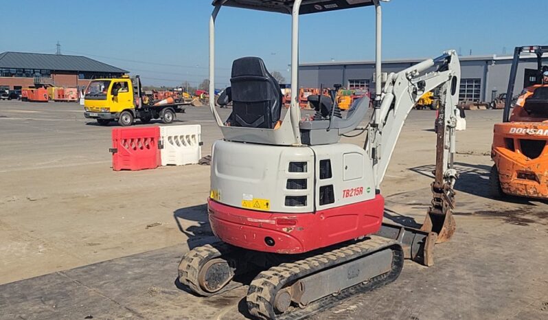 2019 Takeuchi TB215R Mini Excavators For Auction: Leeds, UK – 30th April, 1st, 2nd & 3rd May 25 full