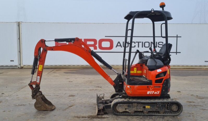 2020 Kubota U17-3 Mini Excavators For Auction: Leeds, UK – 30th April, 1st, 2nd & 3rd May 25 full