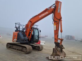 2018 Hitachi ZX135US-6 10 Ton+ Excavators For Auction: Leeds, UK – 30th April, 1st, 2nd & 3rd May 25 full