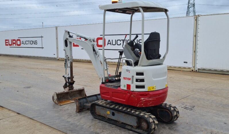 2019 Takeuchi TB215R Mini Excavators For Auction: Leeds, UK – 30th April, 1st, 2nd & 3rd May 25 full