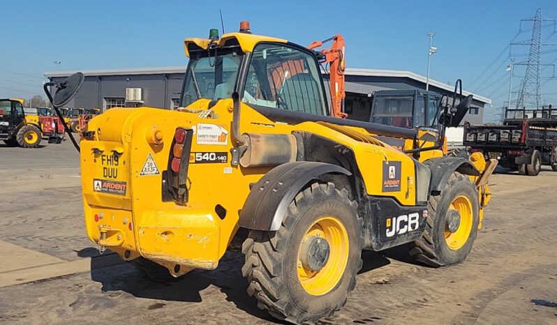 2019 JCB 540-140 Hi Viz Telehandlers For Auction: Leeds, UK – 30th April, 1st, 2nd & 3rd May 25 full