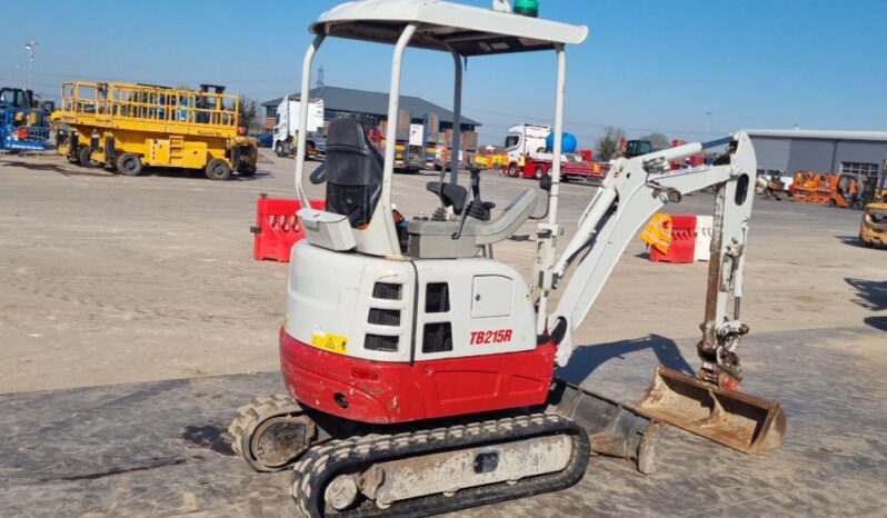 2019 Takeuchi TB215R Mini Excavators For Auction: Leeds, UK – 30th April, 1st, 2nd & 3rd May 25 full