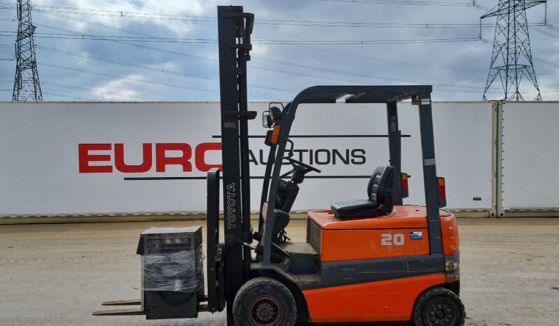 Toyota FBMF20 Forklifts For Auction: Leeds, UK – 30th April, 1st, 2nd & 3rd May 25 full