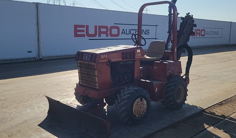Ditch Witch 3700DD Trencher For Auction: Leeds, UK – 30th April, 1st, 2nd & 3rd May 25