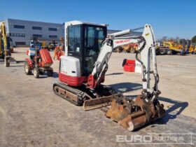 Taketuchi TB23R Mini Excavators For Auction: Leeds, UK – 30th April, 1st, 2nd & 3rd May 25 full