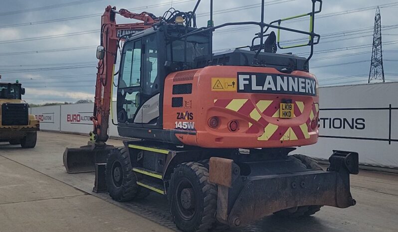 2018 Hitachi ZX145W-6 Wheeled Excavators For Auction: Leeds, UK – 30th April, 1st, 2nd & 3rd May 25 full