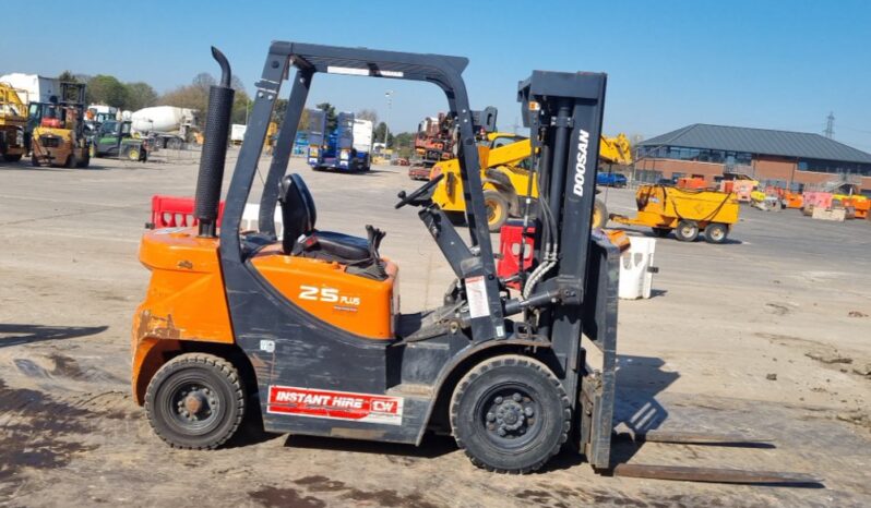 2018 Doosan D25GP Forklifts For Auction: Leeds, UK – 30th April, 1st, 2nd & 3rd May 25 full