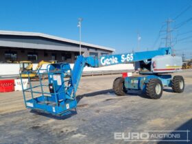 Genie S65 Manlifts For Auction: Leeds, UK – 30th April, 1st, 2nd & 3rd May 25 full