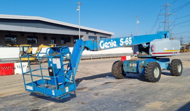 Genie S65 Manlifts For Auction: Leeds, UK – 30th April, 1st, 2nd & 3rd May 25 full