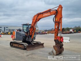 2010 Hitachi ZX85USBLC-3 6 Ton+ Excavators For Auction: Leeds, UK – 30th April, 1st, 2nd & 3rd May 25 full