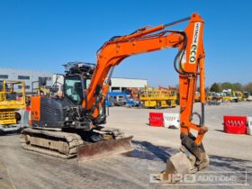 2018 Hitachi ZX85USB-5 6 Ton+ Excavators For Auction: Leeds, UK – 30th April, 1st, 2nd & 3rd May 25 full