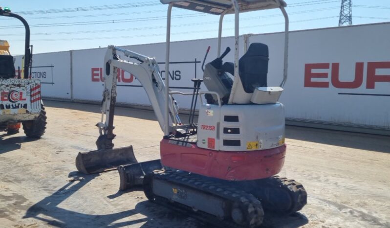 2019 Takeuchi TB215R Mini Excavators For Auction: Leeds, UK – 30th April, 1st, 2nd & 3rd May 25 full