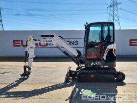 2019 Bobcat E27Z Mini Excavators For Auction: Leeds, UK – 30th April, 1st, 2nd & 3rd May 25 full